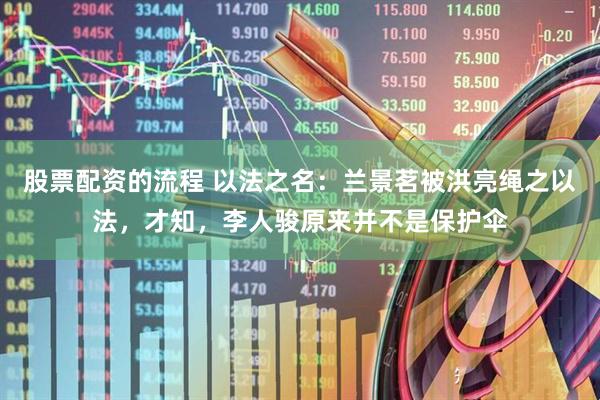 股票配资的流程 以法之名：兰景茗被洪亮绳之以法，才知，李人骏原来并不是保护伞